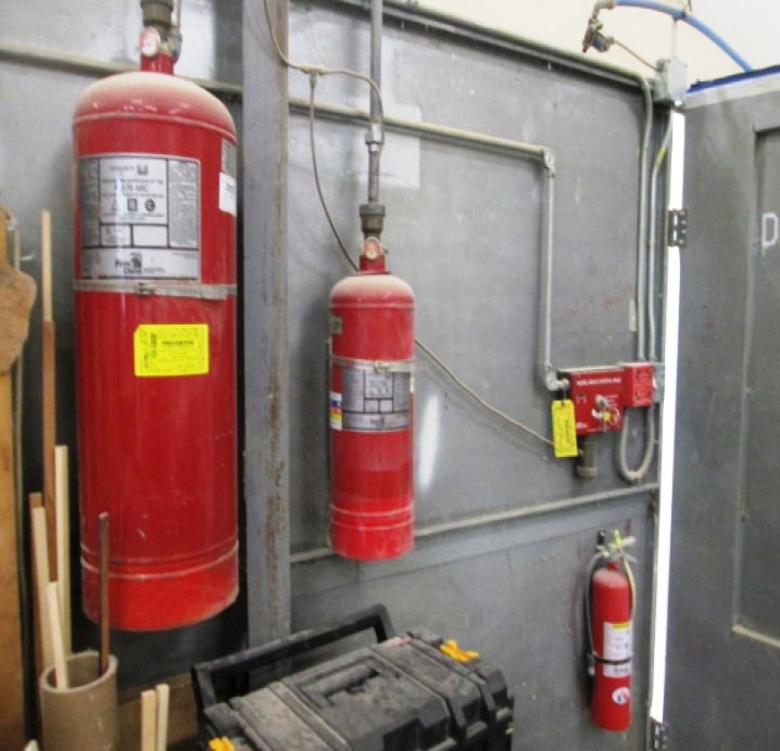 Paint Booth Fire Suppression System
